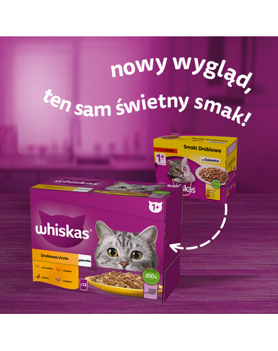 WHISKAS Junior 85g: Nassfutter für Kätzchen mit Huhn in Gelee
