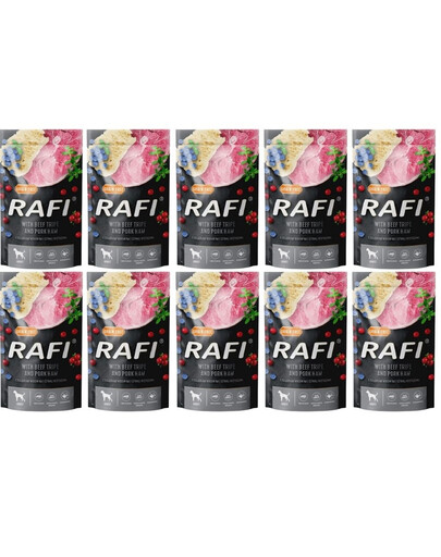 DOLINA NOTECI Rafi żołądki wołowe z szynką saszetka 10x500 g