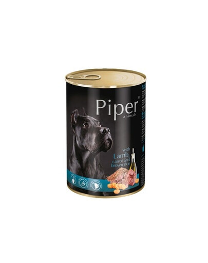 PIPER z jagnięciną, marchewką i brązowym ryżem 400 g mokra karma dla dorosłych psów