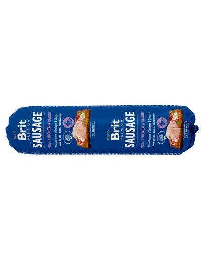 BRIT Premium Sausage Huhn und Kaninchen 5x800 g + Huhn 5x800g