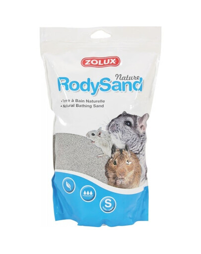 ZOLUX Rody Sand Badesand hygienischer Sand für Chinchillas, Rennmäuse und Degus 2 L
