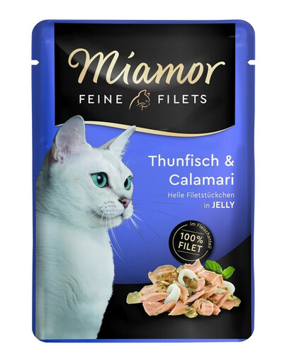 MIAMOR Feine Filets tuńczyk i kalmary  saszetka 6x100 g