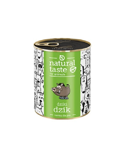 Puszka dla psa Dziki Dzik 800g