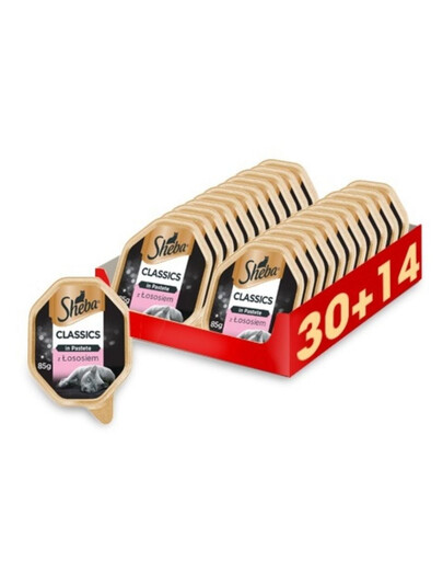 Classics in Pastete z Łososiem 44 x 85g (30 + 14 gratis)