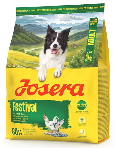 JOSERA Festival für wählerische Hunde mit Soße 900g