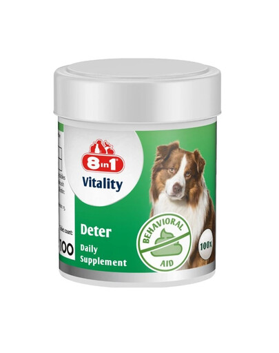 8IN1 Vitality Deter für Hunde gegen Koprophagie 100 Tbl.