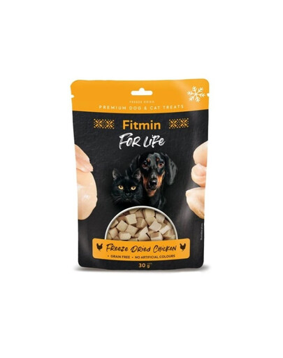 For Life Freeze dried chicken 30 g liofilizowany przysmak z kurczaka dla psów i kotów