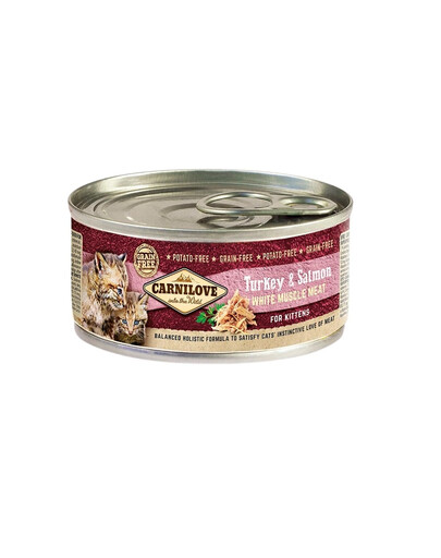 Kitten Turkey and Salmon 100g indyk i łosoś mokra karma dla kociąt