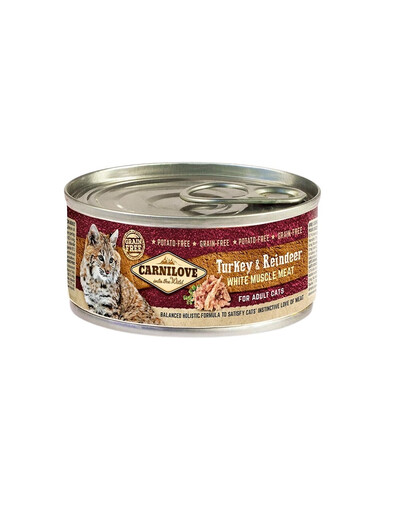 Adult Cat Turkey and Reindeer 100g indyk i renifer mokra karma dla kotów