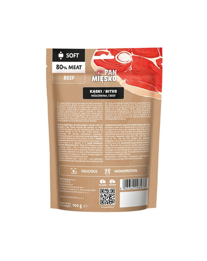 Kąski Wołowina przysmak dla psa 100 g