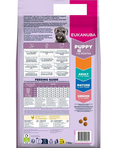 Puppy Small Breeds Chicken 7,5 kg sucha karma dla szczeniąt małych ras bogata w świeżego kurczaka