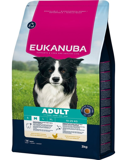 Adult Medium Breeds Chicken 3 kg sucha karma dla psów średnich ras bogata w świeżego kurczaka