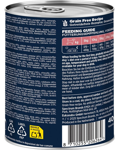 Life Care Senior Rich in Beef 400 g pasztet dla psów starszych bogaty w wołowinę i dynię