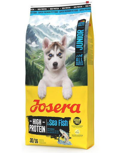 JOSERA High Protein Junior Sea Fish hochproteinierte Nahrung für Welpen 12,5kg