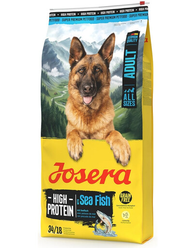 JOSERA High Protein Adult Sea Fish hochproteinierte Nahrung für Hunde 12,5kg