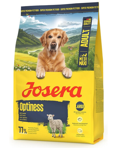 JOSERA Adult Optiness für Hunde mittelgroßer und großer Rassen mit großen Kroketten 3kg