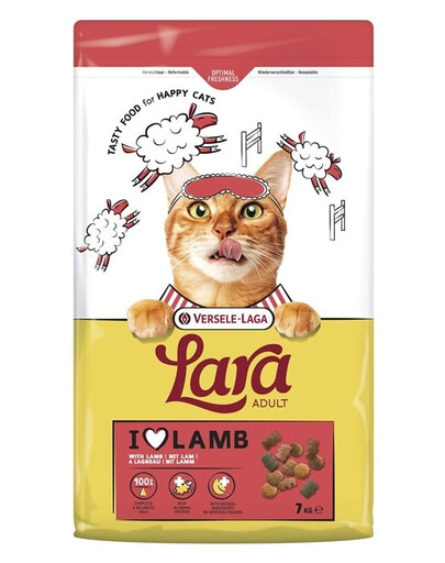 VERSELE-LAGA Lara Adult Lamb Futter für Katzen mit Lamm 7 kg