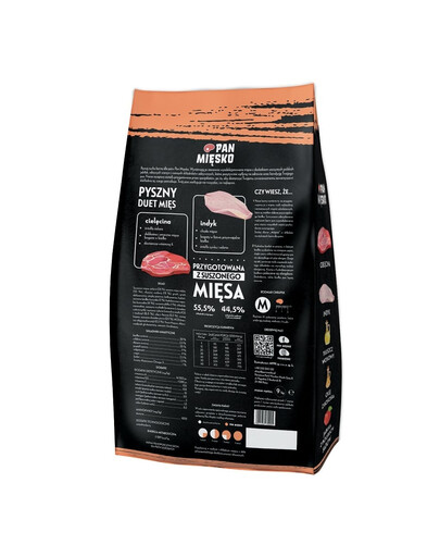 Cielęcina z indykiem XL 3 kg