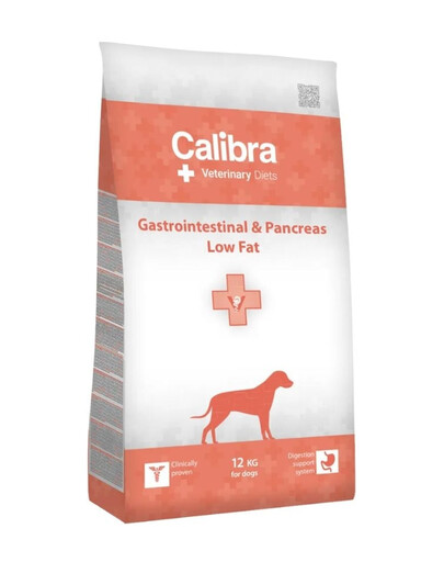 CALIBRA Veterinary Diet Dog Gastrointestinal & Pancreas Low Fat 12 kg