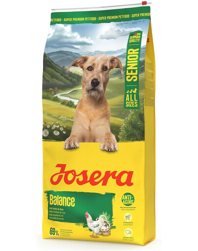 JOSERA Senior Balance für ältere Hunde mit niedrigem Fettgehalt 12,5kg