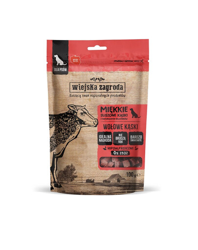 Wołowe kąski 100 g przysmaki dla dorosłych psów