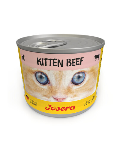 JOSERA Kitten Nassfutter mit Rind für Kätzchen 6 x 200g
