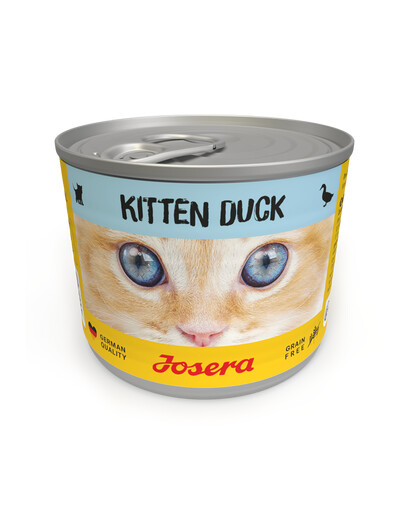 JOSERA Kitten Nassfutter mit Ente für Kätzchen 6 x 200g