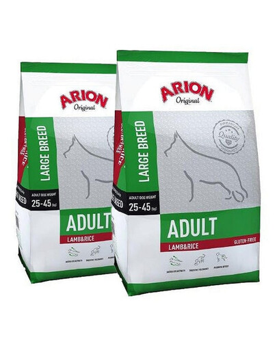 ARION Original adult large breed Lamb & rice 24 kg (2 x 12 kg)