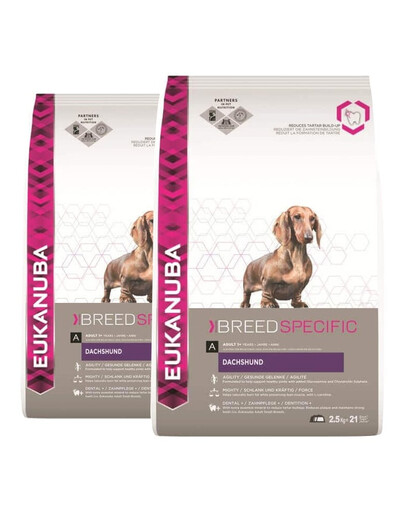 EUKANUBA Adult Breeds Specific Dachshund Chicken 15 kg (2 x 7.5 kg)