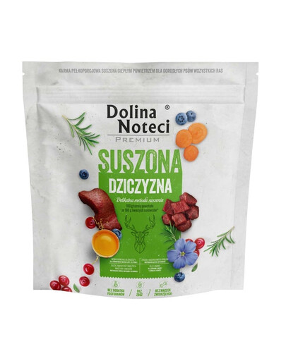 DOLINA NOTECI Premium Trockenfutter Wildfleisch für Hunde 1 kg