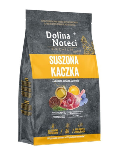 DOLINA NOTECI Premium Sterilised Getrocknetes Entenfutter für sterilisierte Katzenh 2 kg