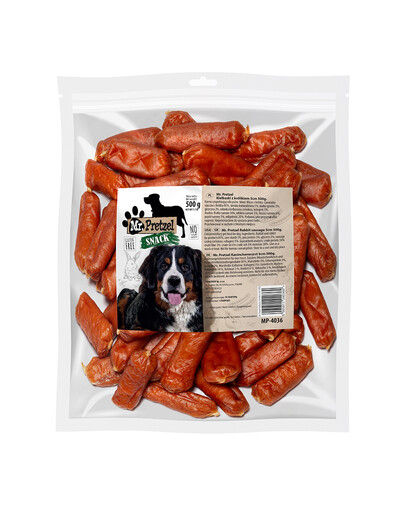 MR. PRETZEL Würstchen mit Kaninchen Hundesnacks 500 g