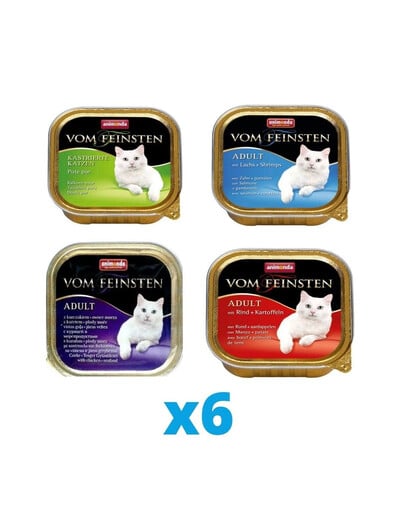 ANIMONDA Vom Feinsten mix smaków 24 x 100 g