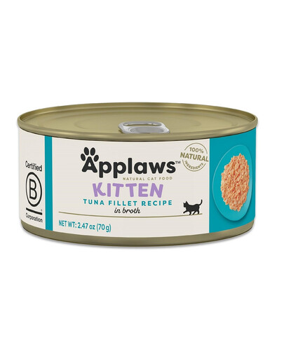 APPLAWS Cat Kitten Tuna in Broth 70g Thunfisch in Brühe für Kätzchen