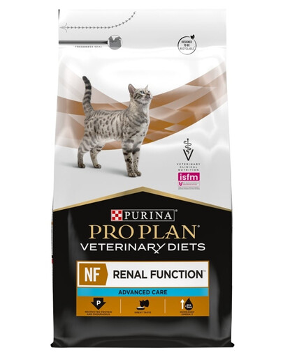 PRO PLAN Veterinary Diets Feline NF Renal Function Advanced Care 5 kg sucha karma dla kotów z przewlekłą niewydolnością nerek