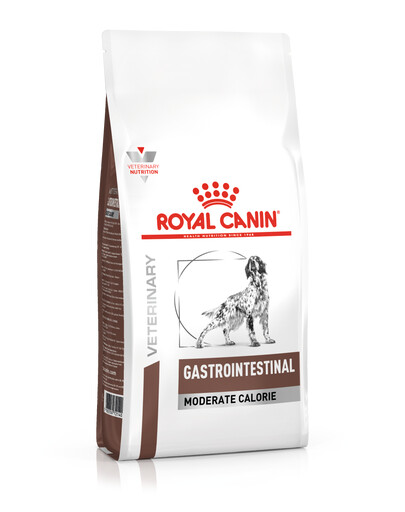 ROYAL CANIN Dog gastro intestinal moderate calorie Kalorienarmes Trockenfutter für Hunde mit Magen-Darm-Erkrankungen 2x2 kg