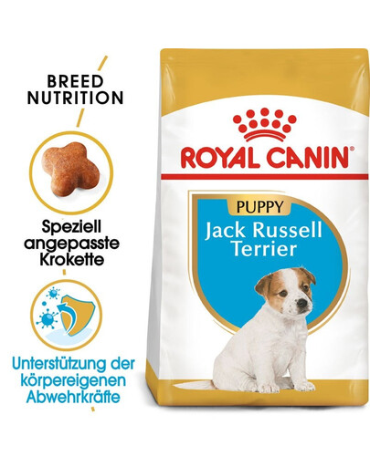 ROYAL CANIN Jack Russell Terrier Puppy Junior Trockenfutter für Welpen bis zu 10 Monaten, Jack Russell Terrier 4x1.5 kg