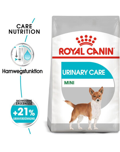 ROYAL CANIN CCN Mini Urinary Care Trockenfutter für adulte Hunde, kleine Rassen, zum Schutz der unteren Harnwege 2x1 kg