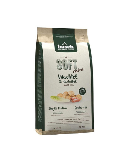 BOSCH Soft Mini-Wachteln und Kartoffeln 2x1 kg
