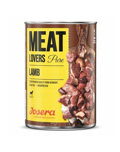 JOSERA Meatlovers pure Lammfleisch 12x800g