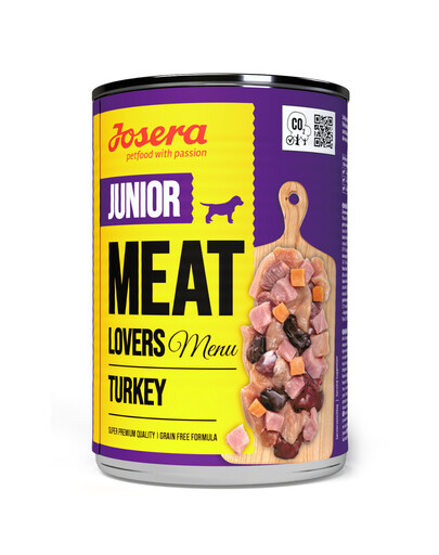 JOSERA Meat Lovers Junior Menu Truthahn für Welpen 24x400g
