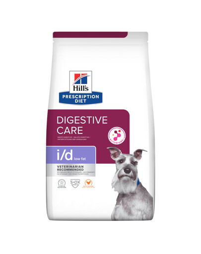 HILL'S Prescription Diet Digestive Care i/d ActivBiome Canine Low Fat für Hunde mit empfindlichem Verdauungssystem4x1,5 kg
