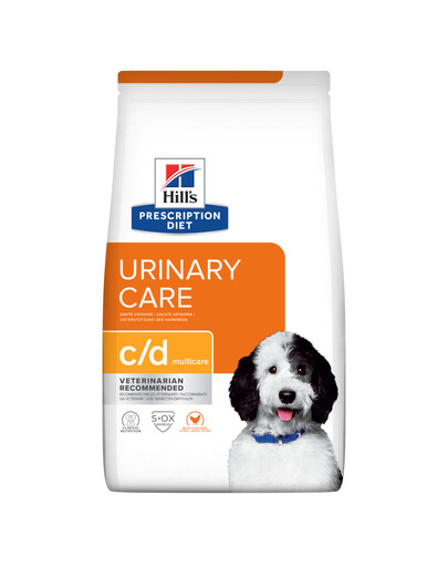 HILL'S Prescription Diet Canine c/d Multicare Trockenfutter für Hunde mit Harnwegsproblemen 2x1,5 kg