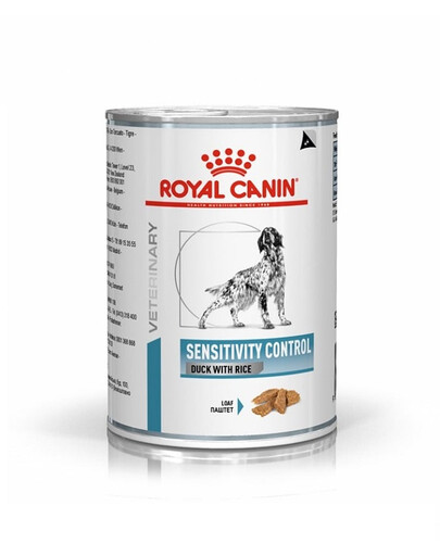 ROYAL CANIN Dog sensitivity control duck Nassfutter für ausgewachsene Hunde mit Futtermittelunverträglichkeiten 24x410 g