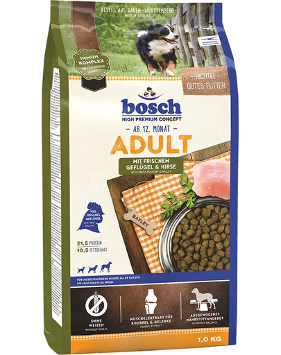 BOSCH Adult Geflügel und Hirse 4x1 kg