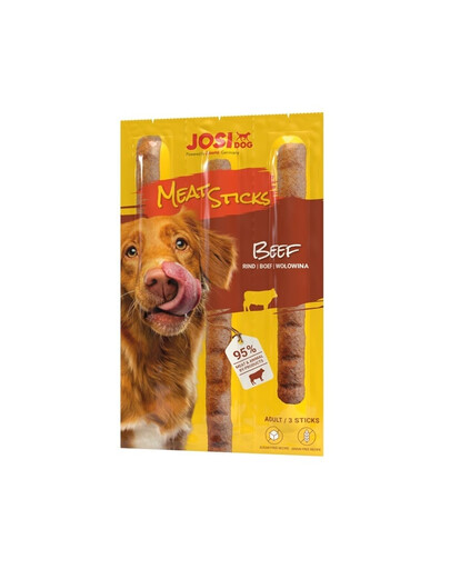 JOSERA JosiDog Meat Sticks Rindfleischsticks für Hunde 48x33g