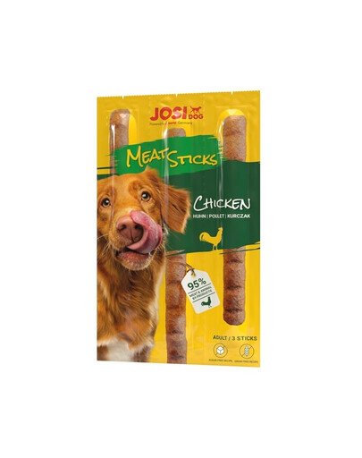 JOSERA JosiDog Meat Sticks Hühnersticks für Hunde 24x33g