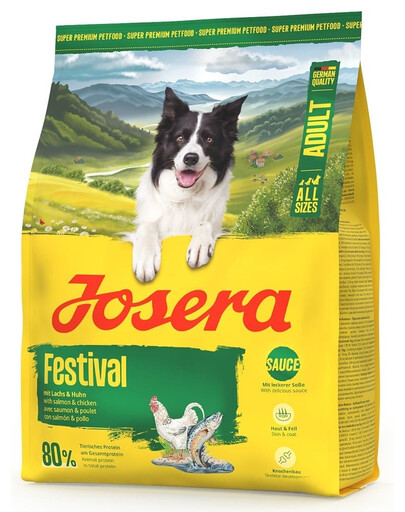 JOSERA Festival mit leckerer Soße für wählerische Hunde 12x900g