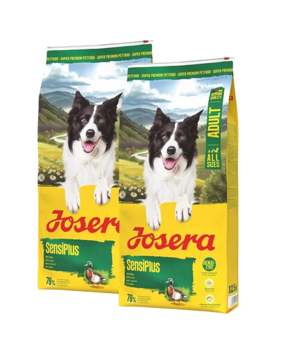 JOSERA SensiPlus für Hunde mit empfindlichem Verdauungssystem 2x12,5 kg