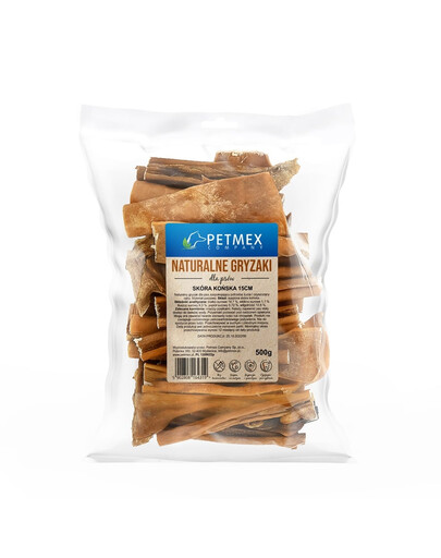 PETMEX Pferdehaut Kausnack für alle Hunde 15cm 500g